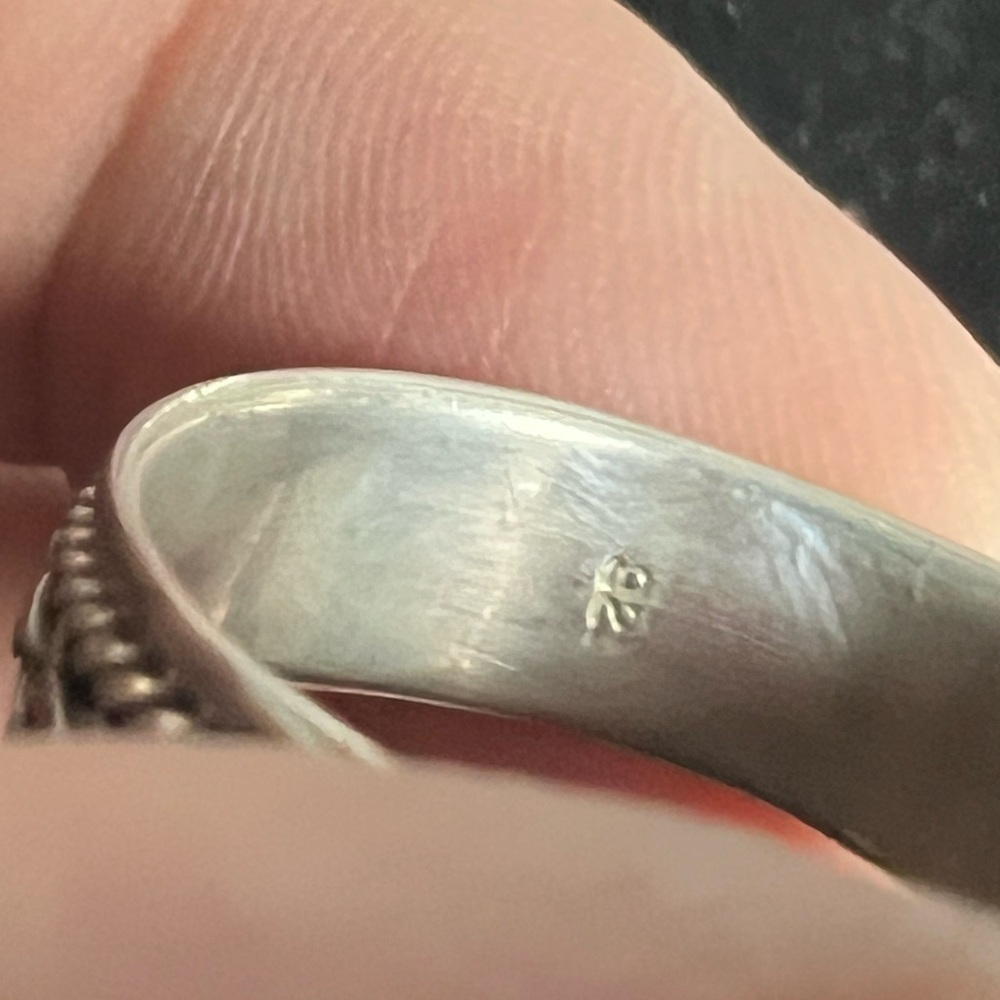 925 STERLING SILVER CHAIN LINK BAND RING - Picture 3 of 6